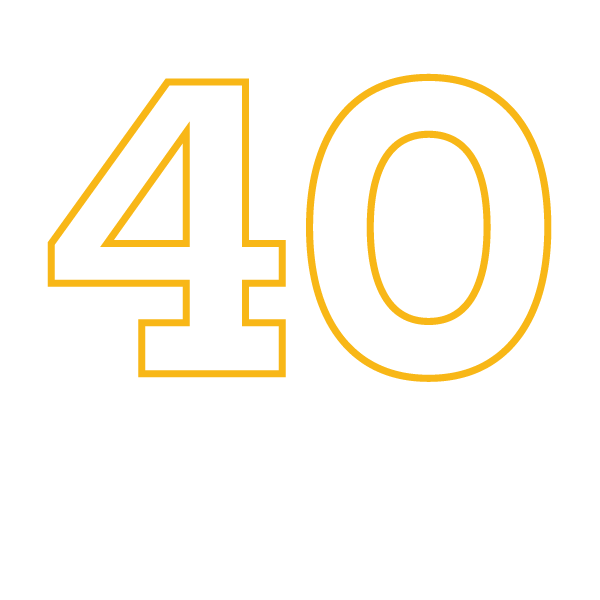 40 Years logo